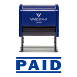 Paid Self Inking Rubber Stamp