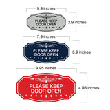 Victorian Please Keep Door Open Wall or Door Sign