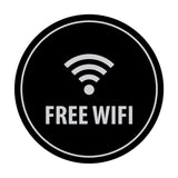 Signs ByLITA Circle Free WiFi Sign