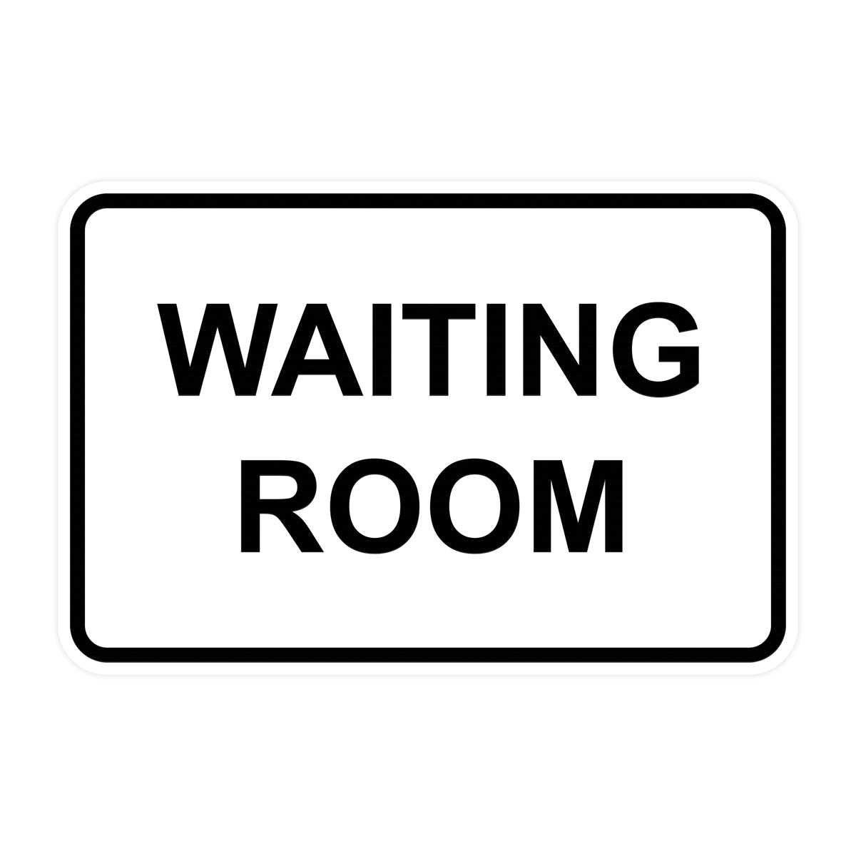 Signs ByLITA Classic Framed Waiting Room Sign