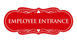Signs ByLITA Designer Employee Entrance Sign