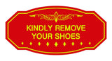 Victorian Kindly Remove Your Shoes Sign