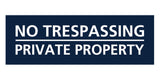 Signs ByLITA Basic No Trespassing Private Property Sign