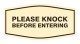 Signs ByLITA Fancy Please Knock Before Entering Sign