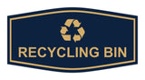 Fancy Recycling bin Wall or Door Sign