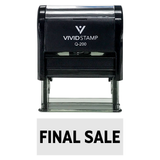 Basic FINAL SALE Self-Inking Office Rubber Stamp