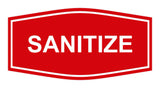 Signs ByLITA Fancy Sanitize Sign