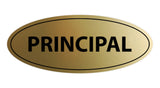 Signs ByLITA Oval Principal Sign