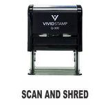 Scan And Shred Self Inking Rubber Stamp
