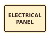 Signs ByLITA Classic Framed Electrical Panel Sign