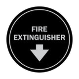 Signs ByLITA Circle Fire Extinguisher Sign