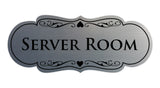 Signs ByLITA Designer Server Room Sign