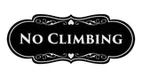 Signs ByLITA Designer No Climbing Sign