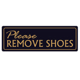 Basic PLEASE REMOVE SHOES Wall Door Sign