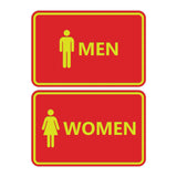 Signs ByLITA Classic Framed Men Women Sign Set