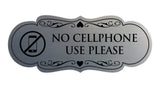 Signs ByLITA Designer No Cellphone Use please Sign