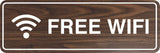 Signs ByLITA Standard Free WiFi Sign