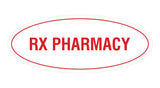 Signs ByLITA Oval RX Pharmacy Sign