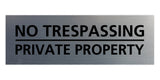 Signs ByLITA Basic No Trespassing Private Property Sign