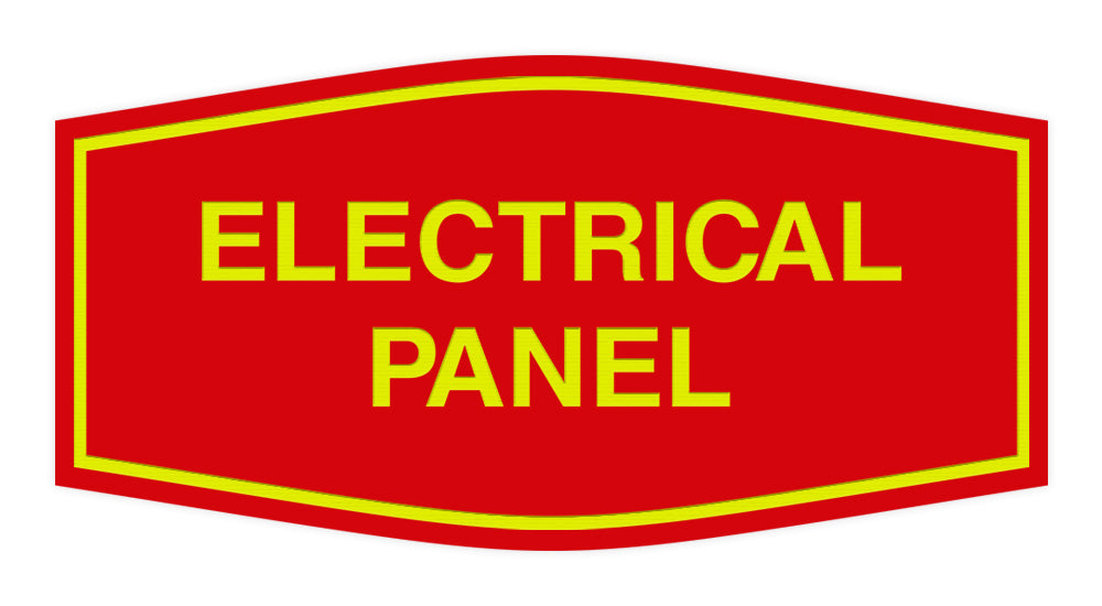 Signs ByLITA Fancy Electrical Panel Sign