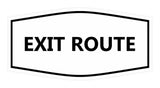 Signs ByLITA Fancy Exit Route Sign