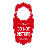 Please DO NOT DISTURB Door Hanger