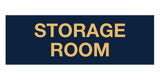 Navy Blue / Gold Signs ByLITA Basic Storage Room