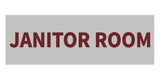 Signs ByLITA Basic Janitor Room Sign