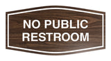 Signs ByLITA Fancy No Public Restroom Sign