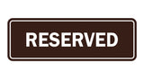 Signs ByLITA Standard Reserved Sign