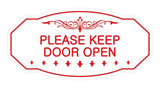 Victorian Please Keep Door Open Wall or Door Sign