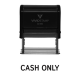 Cash Only Self Inking Rubber Stamp
