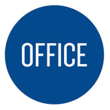 Circle OFFICE Wall / Door Sign