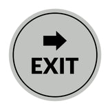 Signs ByLITA Circle Exit-Right Sign