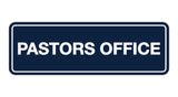 Signs ByLITA Standard Pastors Office Sign