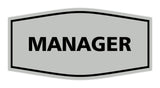 Fancy Manager Sign
