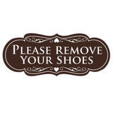Designer PLEASE REMOVE YOUR SHOES Thank You Sign