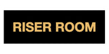 Signs ByLITA Basic Riser Room Sign