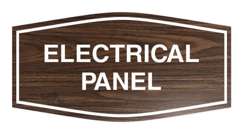 Signs ByLITA Fancy Electrical Panel Sign