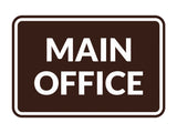 Signs ByLITA Classic Framed Main Office Sign