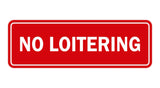 Signs ByLITA Standard No Loitering Sign