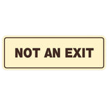 Standard Not An Exit Sign