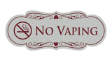 Signs ByLITA Designer No Vaping Sign
