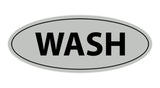 Oval Wash Sign