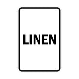Portrait Round Linen Sign
