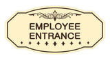 Victorian Employee Entrance Sign