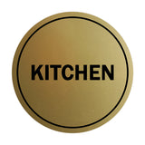 Signs ByLITA Circle Kitchen Sign
