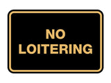 Signs ByLITA Classic Framed No Loitering