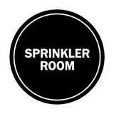 Signs ByLITA Circle Sprinkler Room Sign