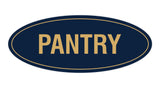 Signs ByLITA Oval Pantry Sign